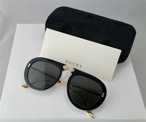 grey pilot gucci sunglasses|Gucci foldable aviator sunglasses.